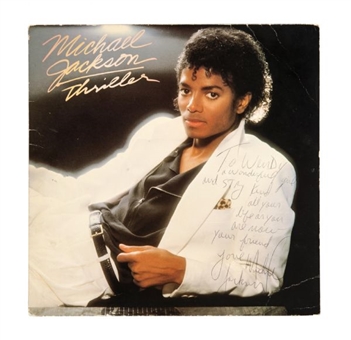 1982 Michael Jackson Signed Thriller Album